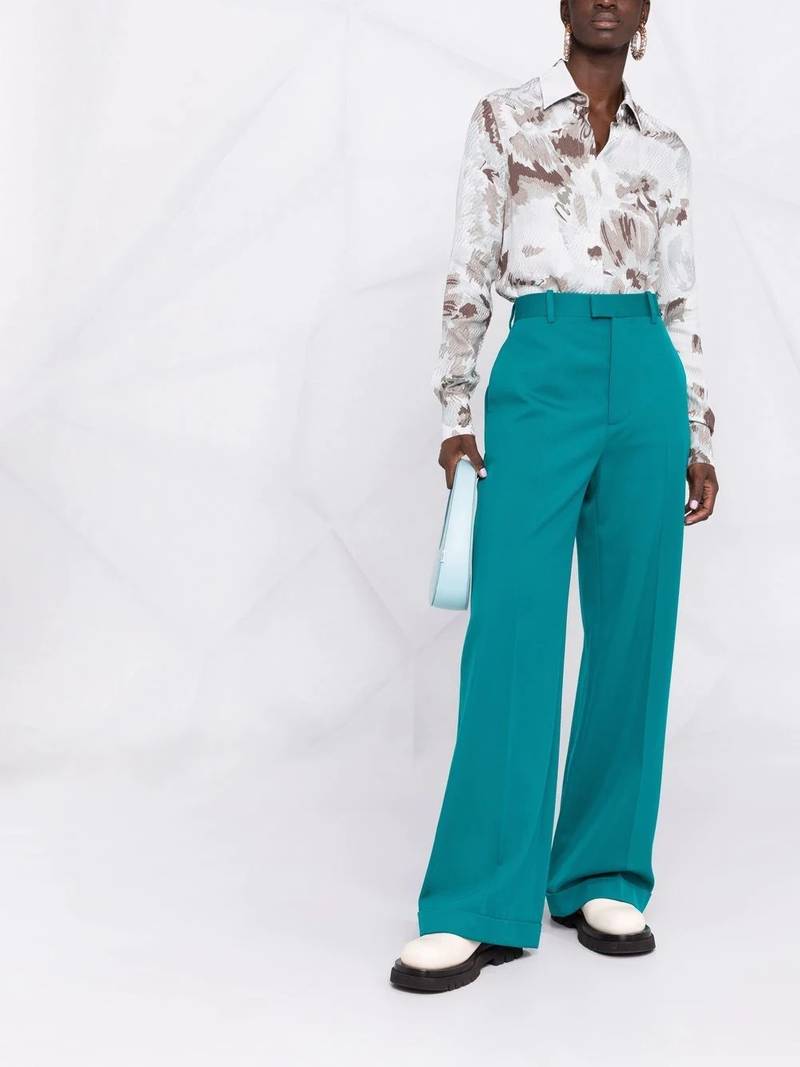 Off-White camouflage-print long-sleeve shirt outlook