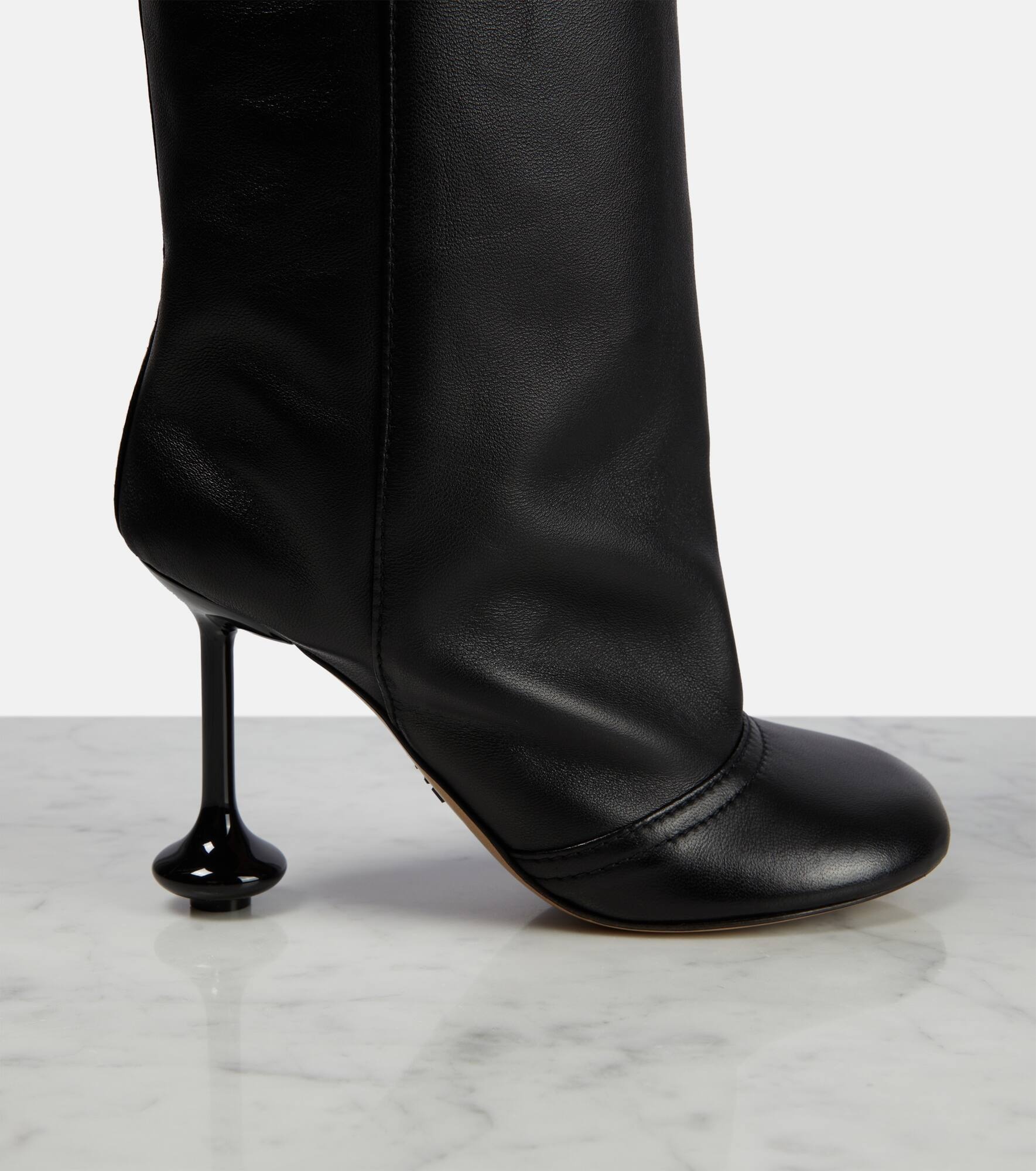 Toy leather over-the-knee boots - 6