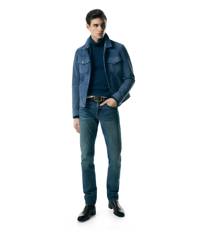 SUEDE WESTERN BLOUSON 3