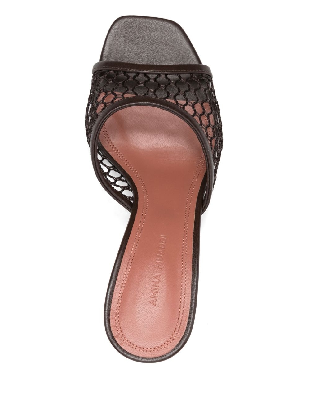 65mm fishnet mules - 4