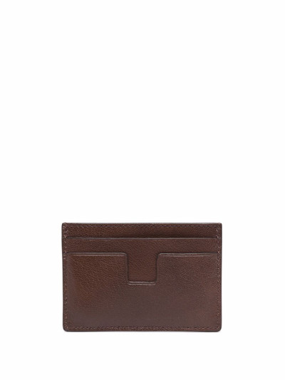 TOM FORD logo-plaque cardholder outlook