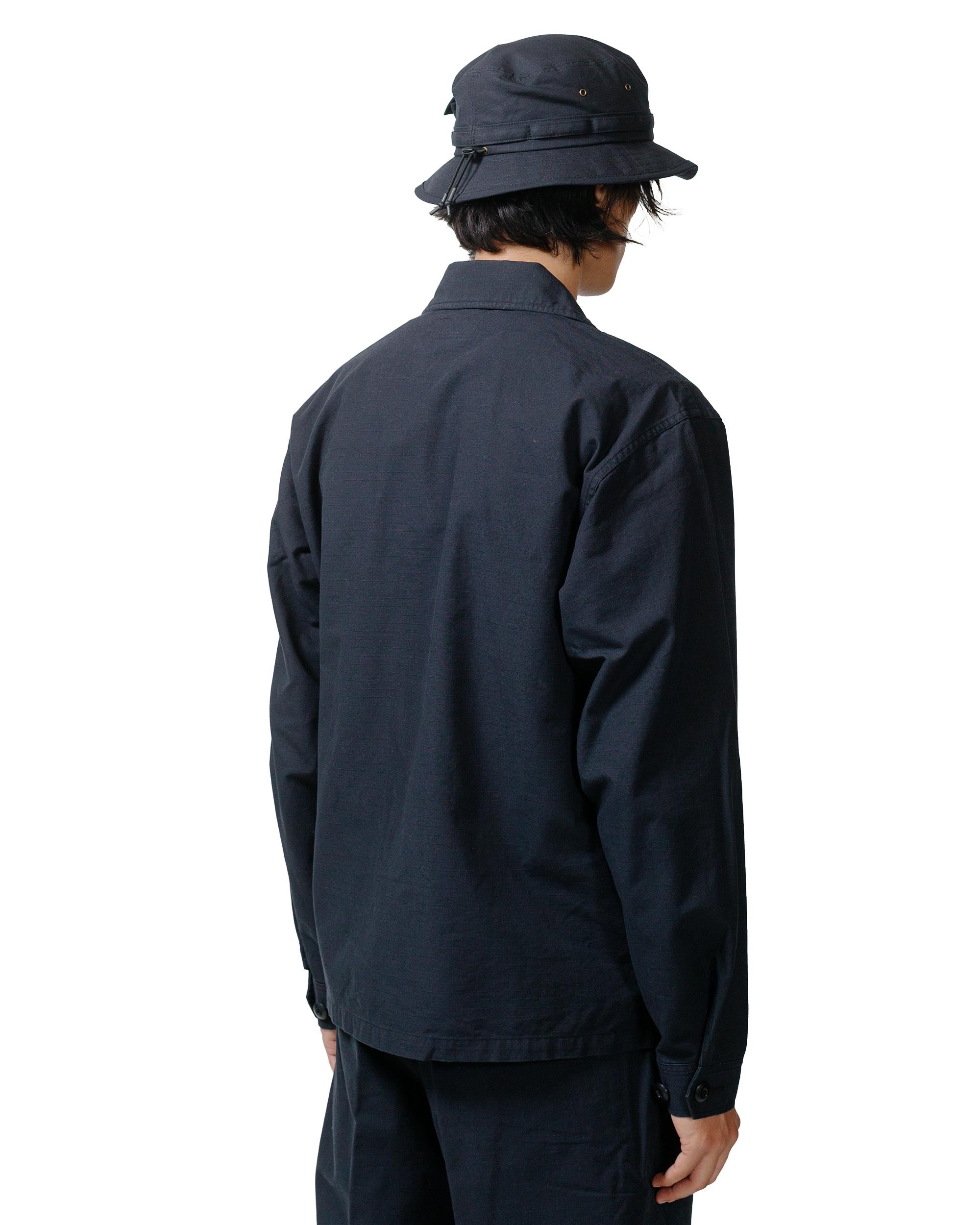 Lost & Found MIL SHT-JAC Cotton Ripstop Black - 3