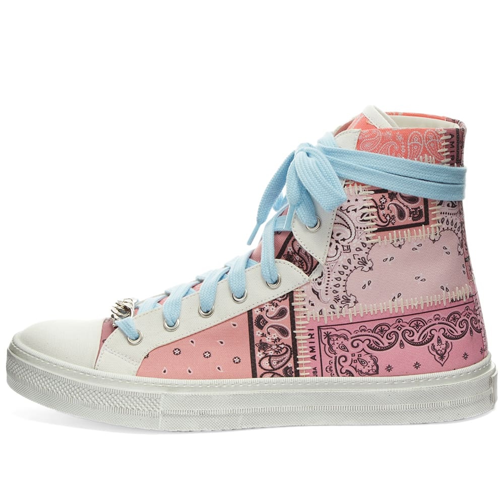 AMIRI Bandana Patchwork Hi Sunsets Sneaker - 2