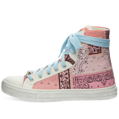 AMIRI AMIRI Bandana Patchwork Hi Sunsets Sneaker outlook