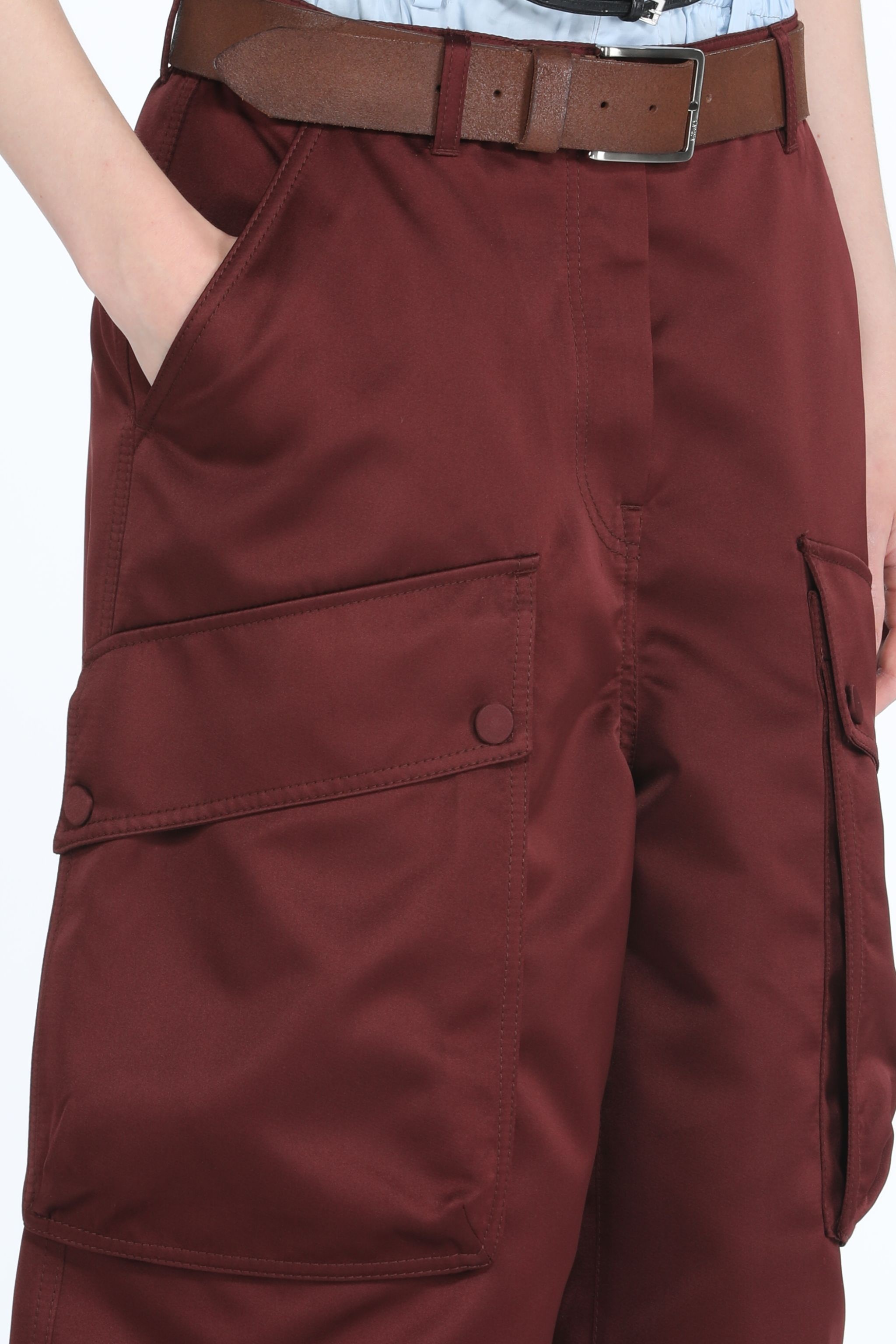 WIDE-LEG BERMUDA CARGO SHORTS - 5
