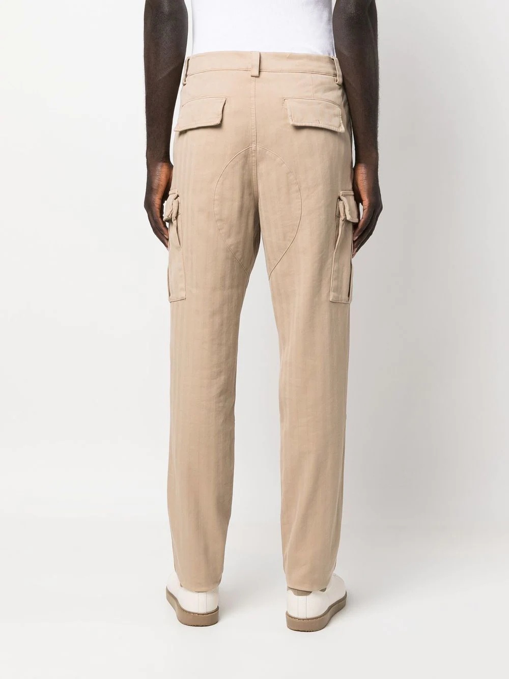 straight-leg cargo chinos - 4