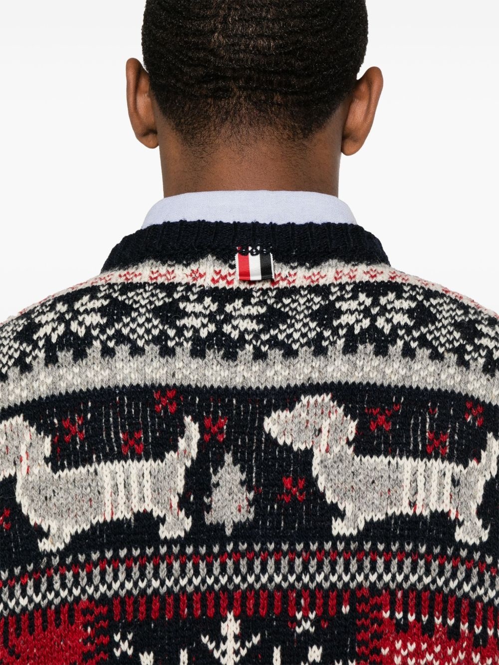 fair isle intarsia jumper - 5
