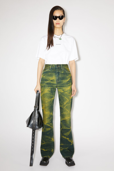Acne Studios Regular fit jeans - 1977 - Yellow/blue outlook