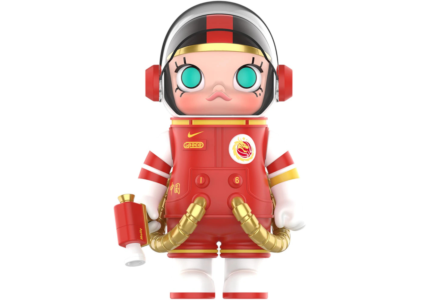 Pop Mart Mega Space Molly China Women's National Basketball Team 100% Red - 1