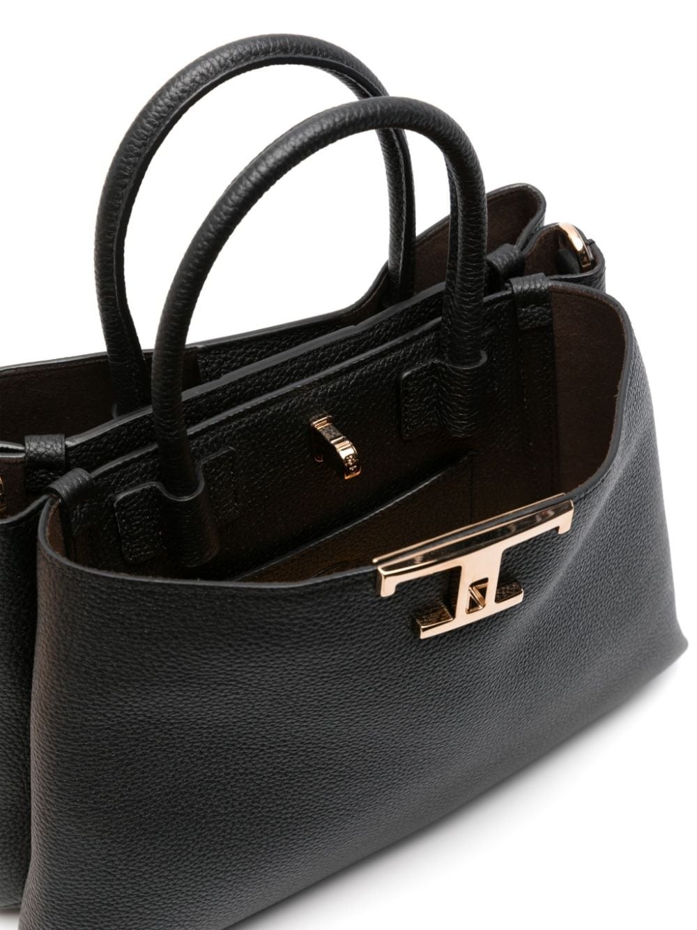 T Timeless leather tote bag - 5