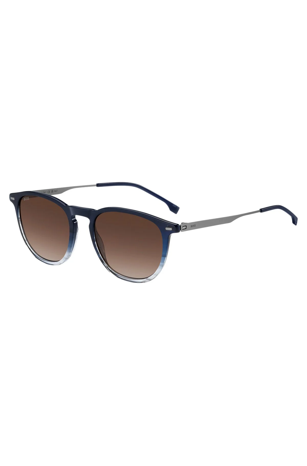 BLUE-ACETATE SUNGLASSES WITH GRADIENT EFFECT - 1