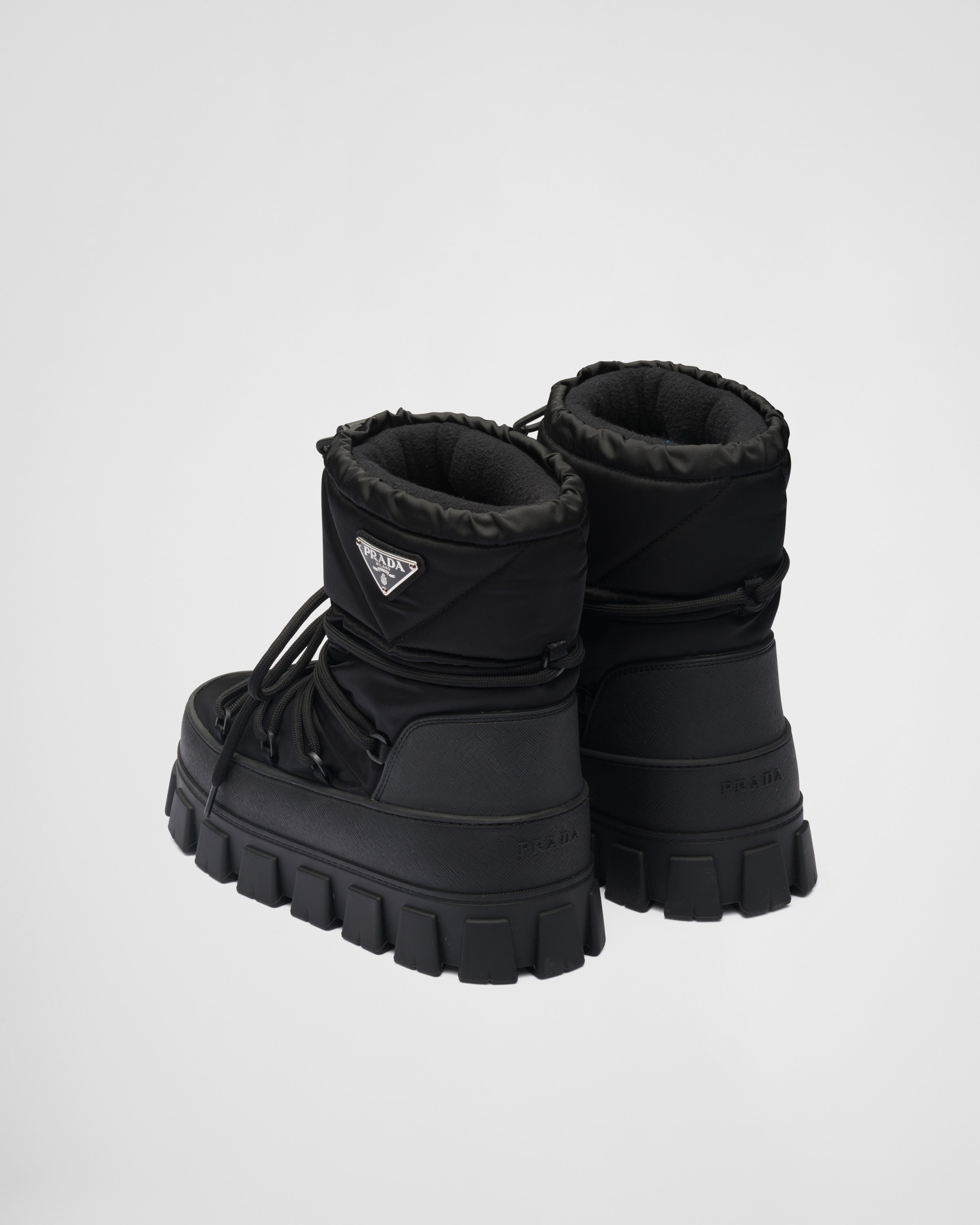 Re-Nylon gabardine après-ski boots - 5