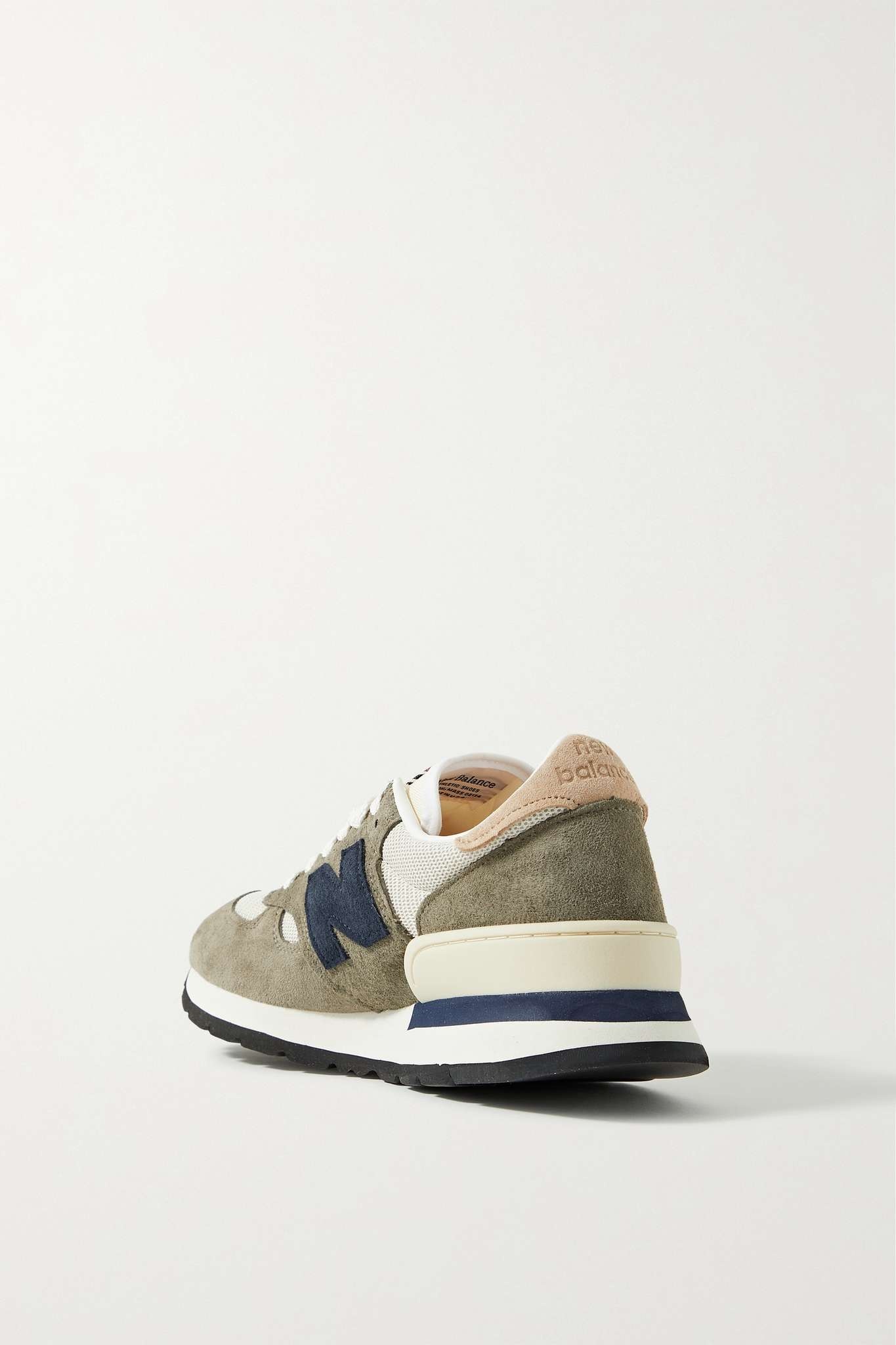 M990v1 suede and mesh sneakers - 3