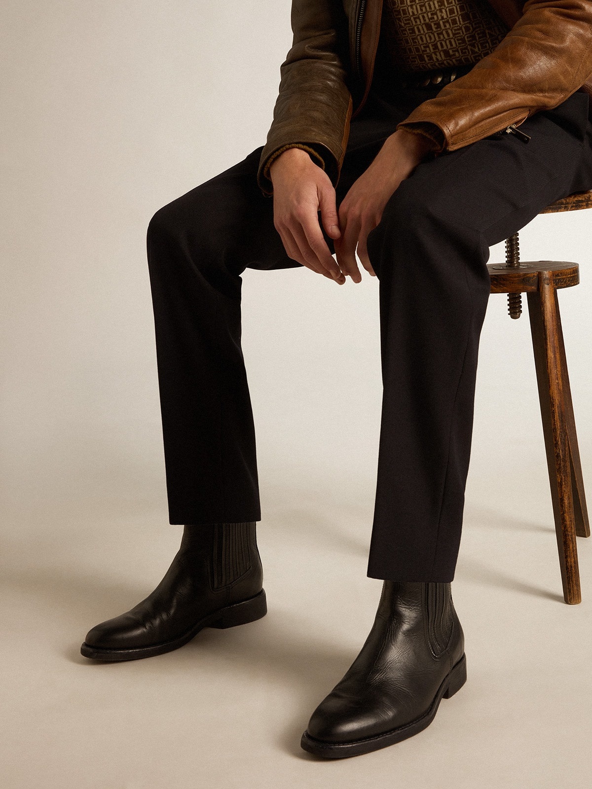 ブーツその他 Golden  BOOTS (GWF00540F004898 90100) Women's Chelsea boots in black leather