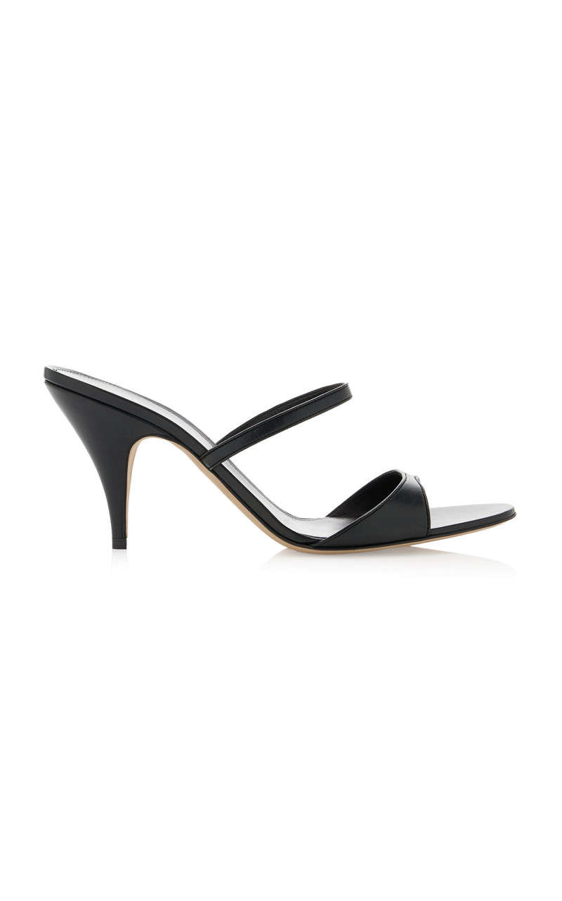 Vika Leather Sandals black 1