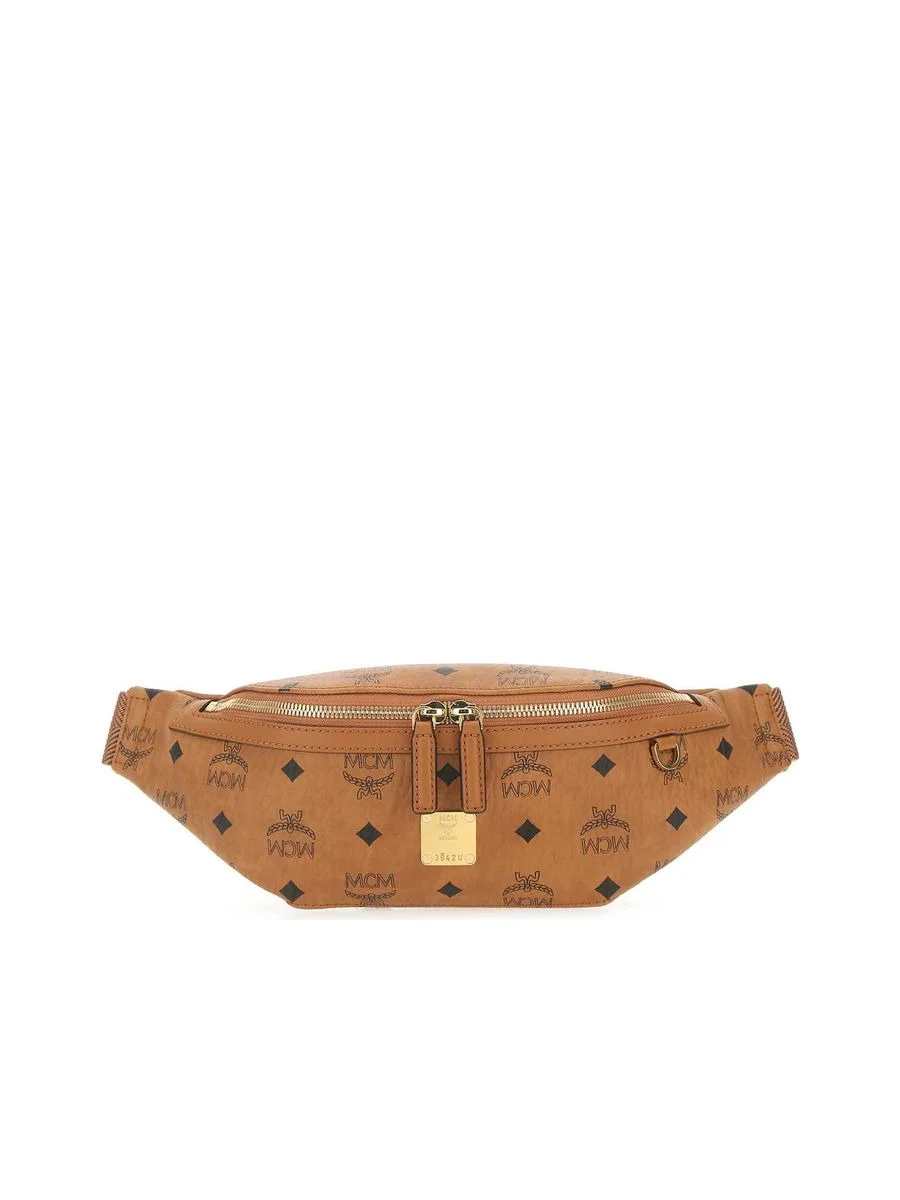 Printed Canvas Small Belt Bag - 1