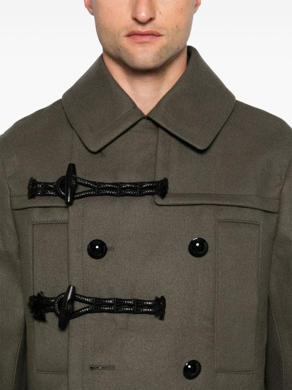 wool duffle coat - 5