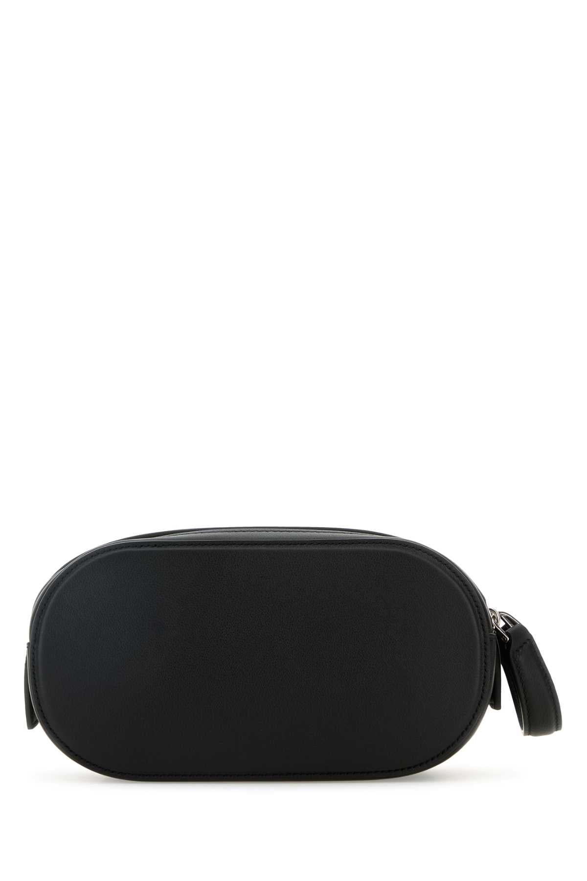 Black leather handbag - 3