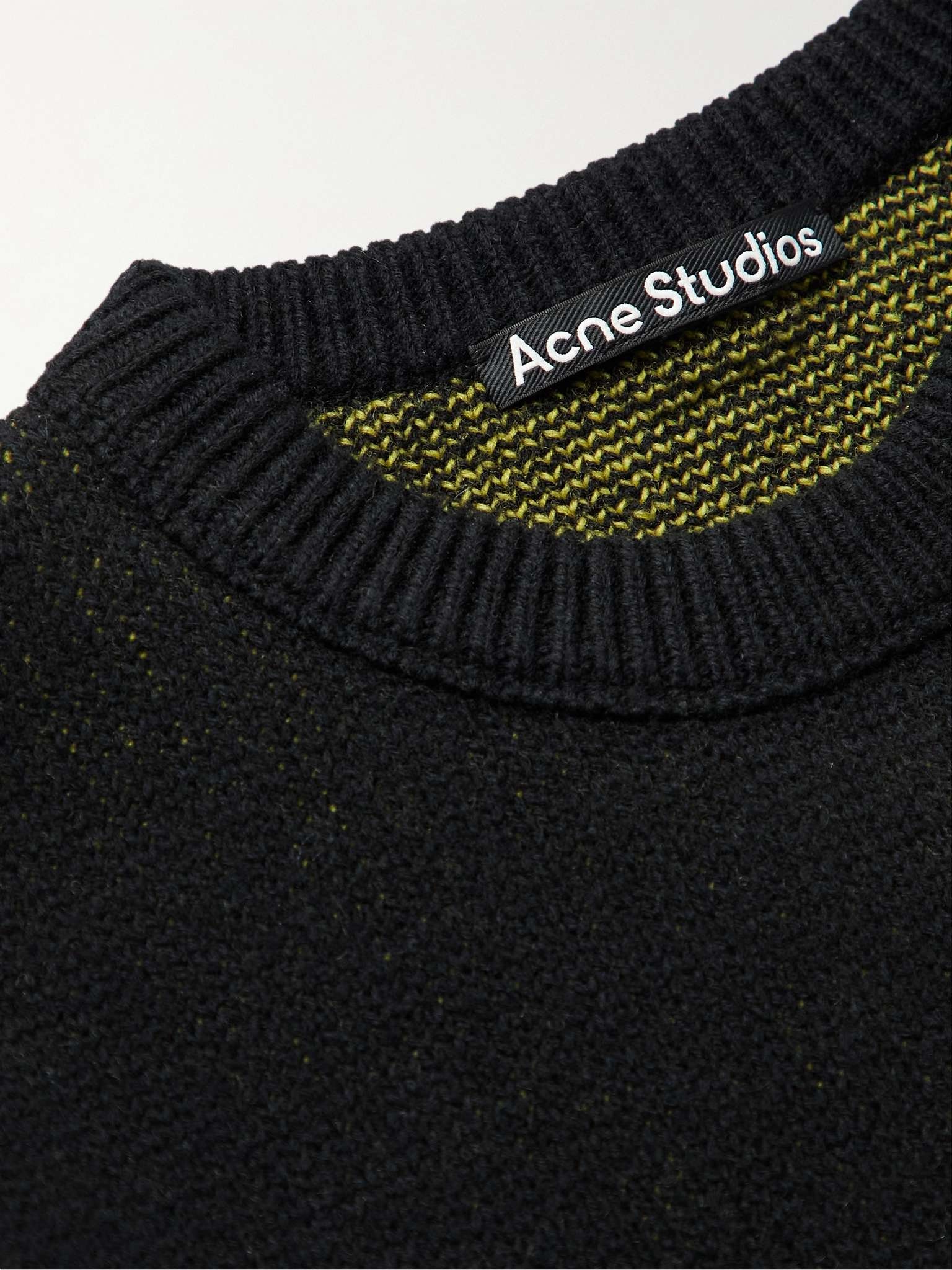 Logo-Appliquéd Wool-Jacquard Sweater - 5