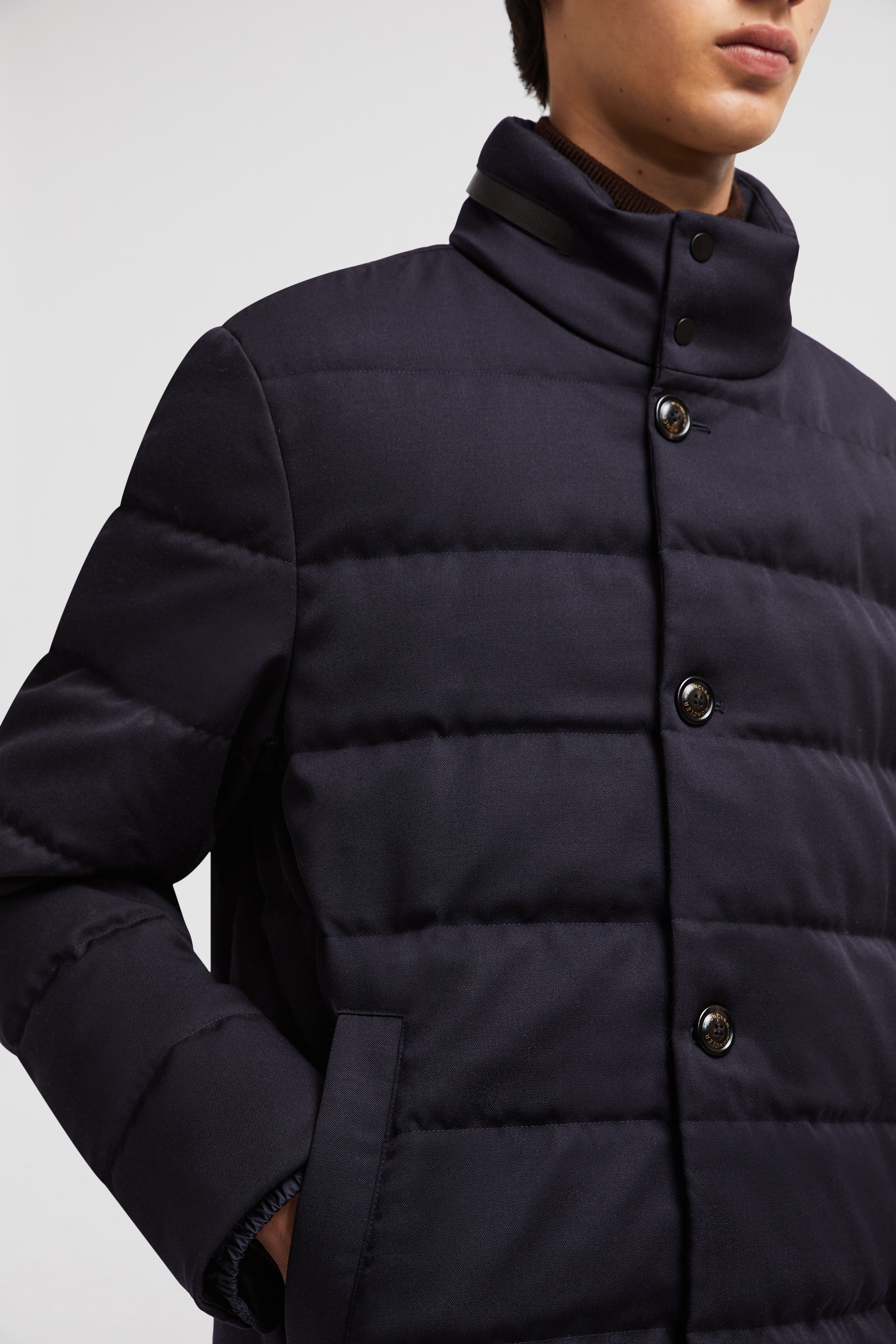 Vallonpierre Wool Long Down Jacket - 6