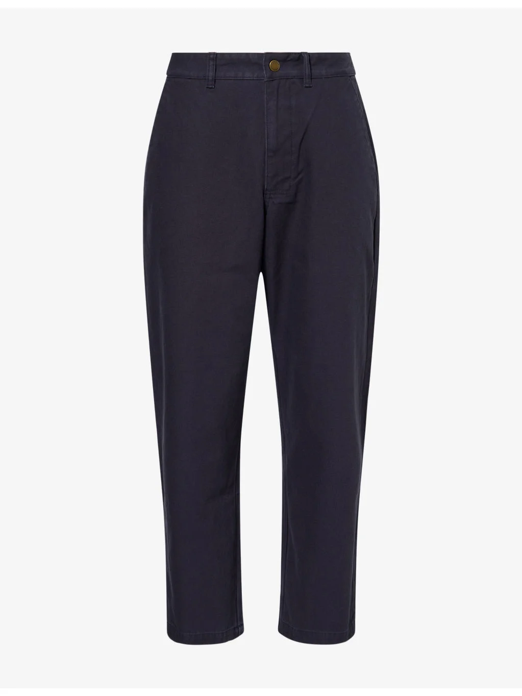 Ursula Straight-Leg Cotton-Canvas Trousers - 1