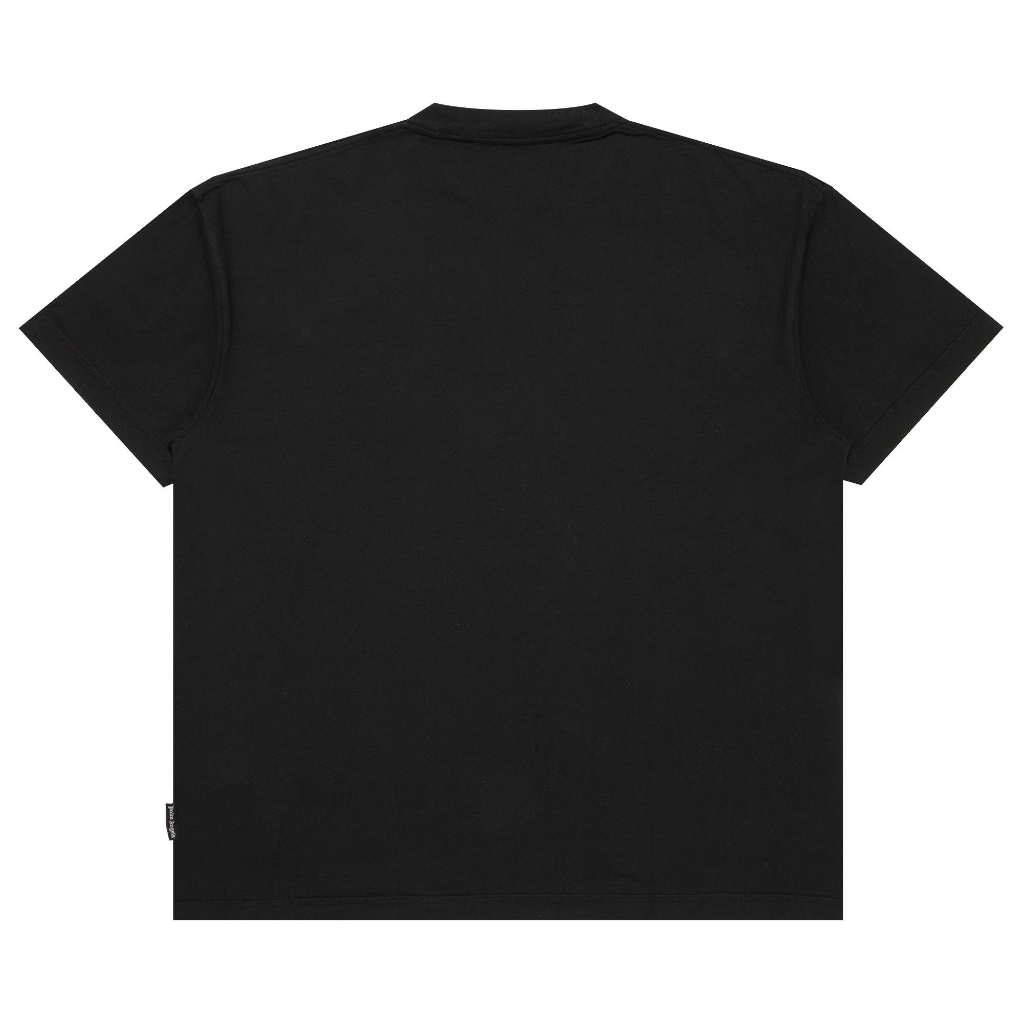 Palm Angels Burning Logo Tee 'Black/White' - 2