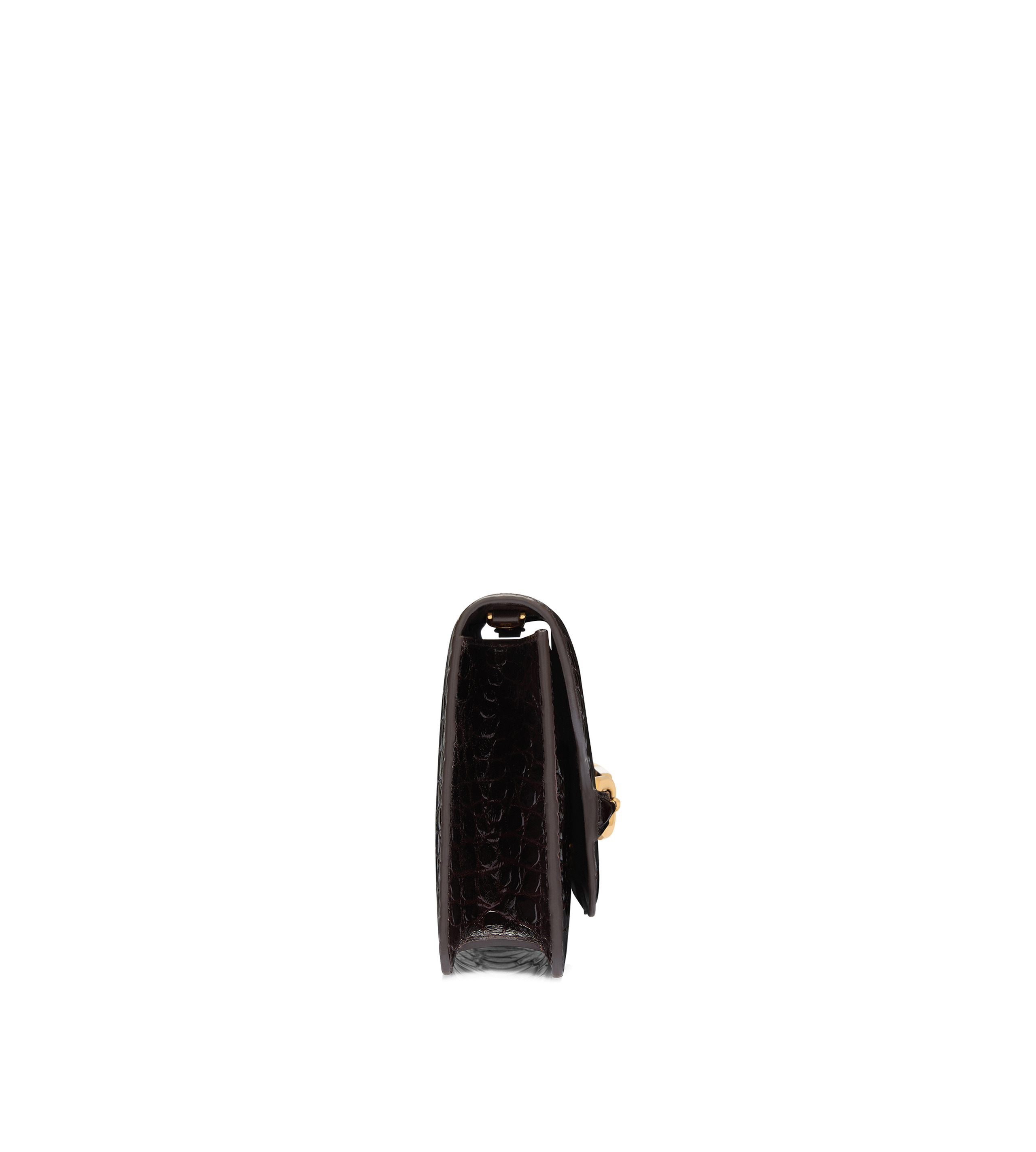 STAMPED CROCODILE LEATHER WHITNEY SMALL SHOULDER BAG - 2