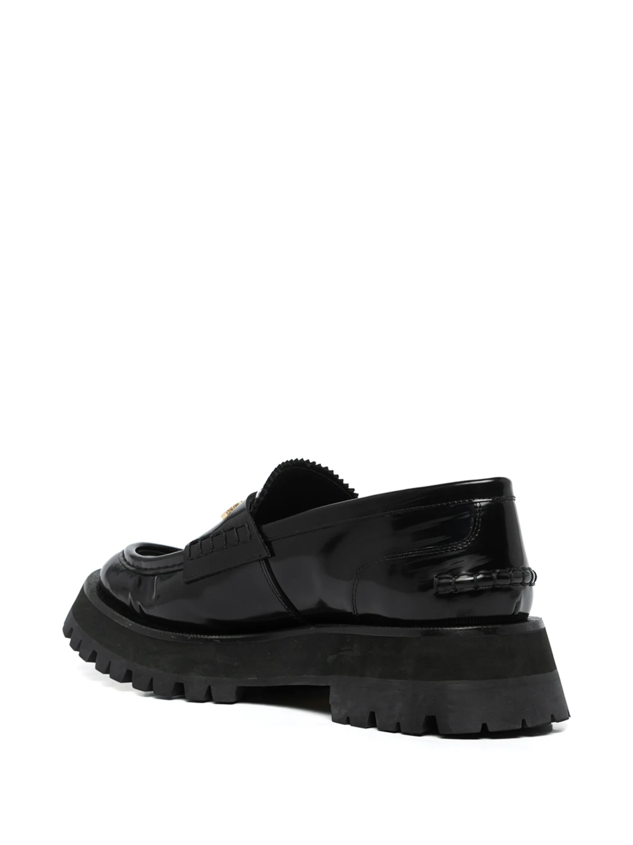 Carter lug-sole box loafers - 3