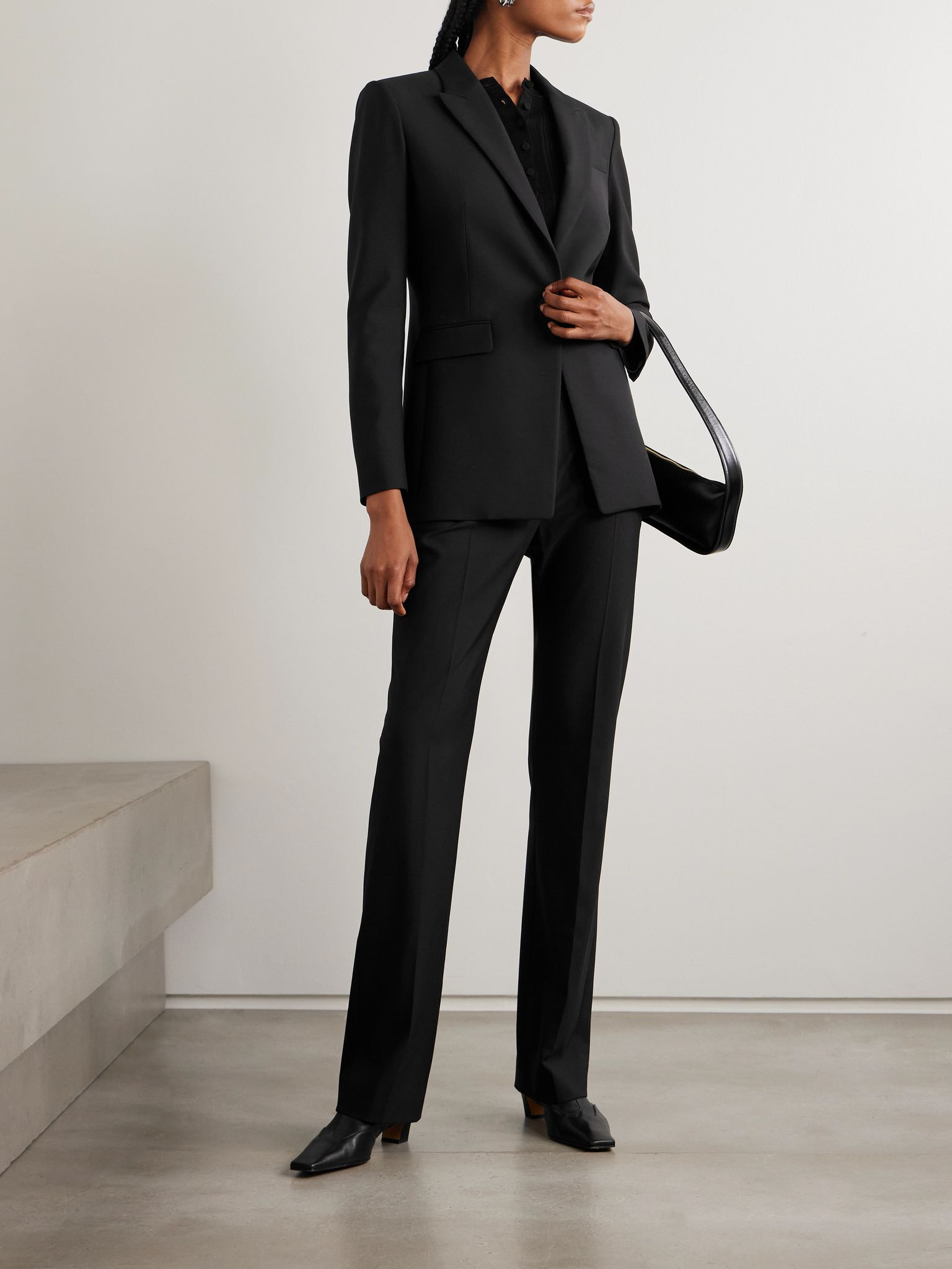 Grain de poudre wool blazer Black - 2