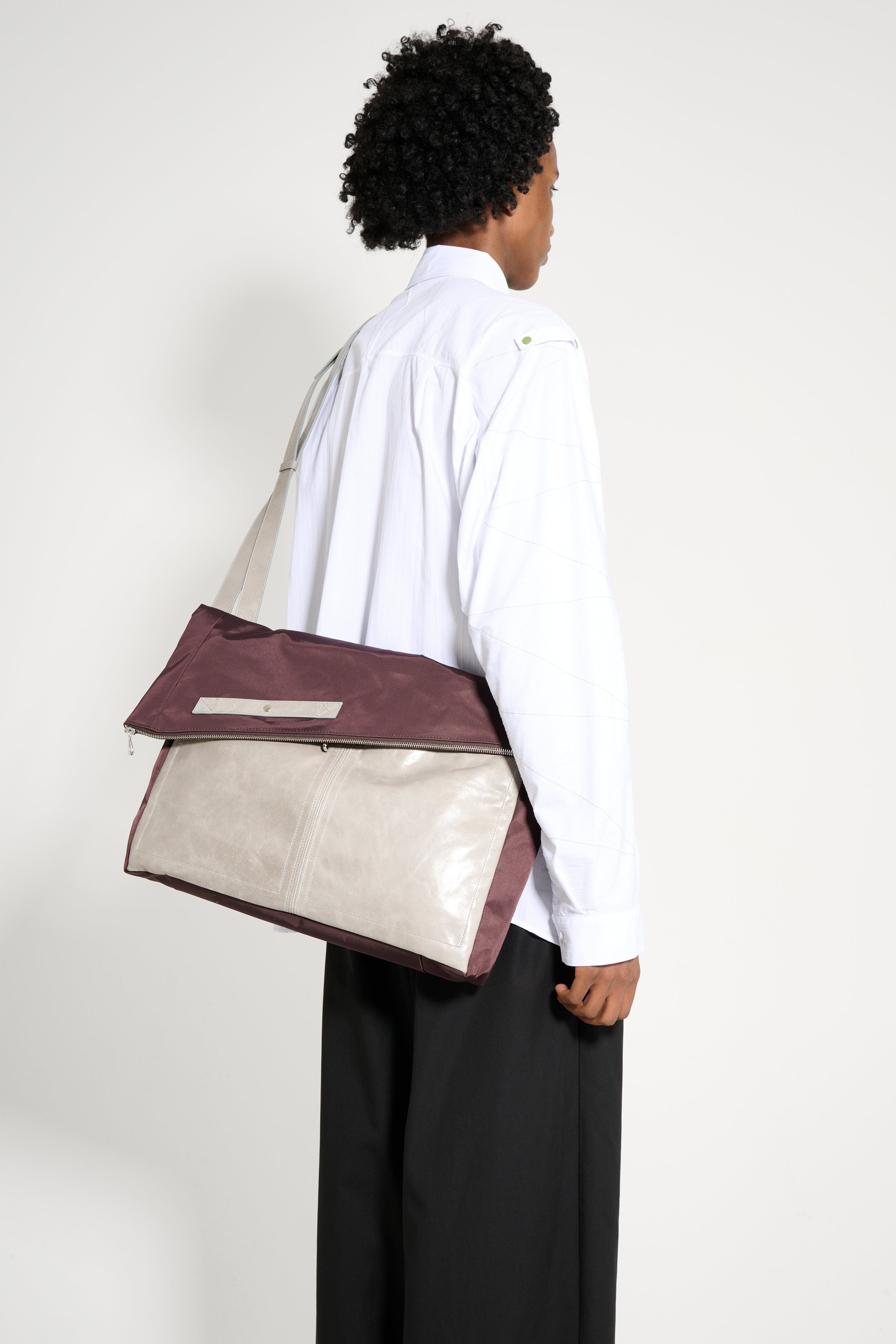 KIKO KOSTADINOV JAROCKA SHOULDER BAG BROWN / CEMENT - 4