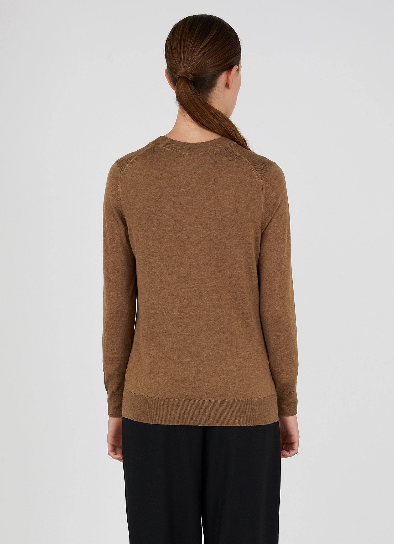 Merino Silk Crew Neck jumper - 3