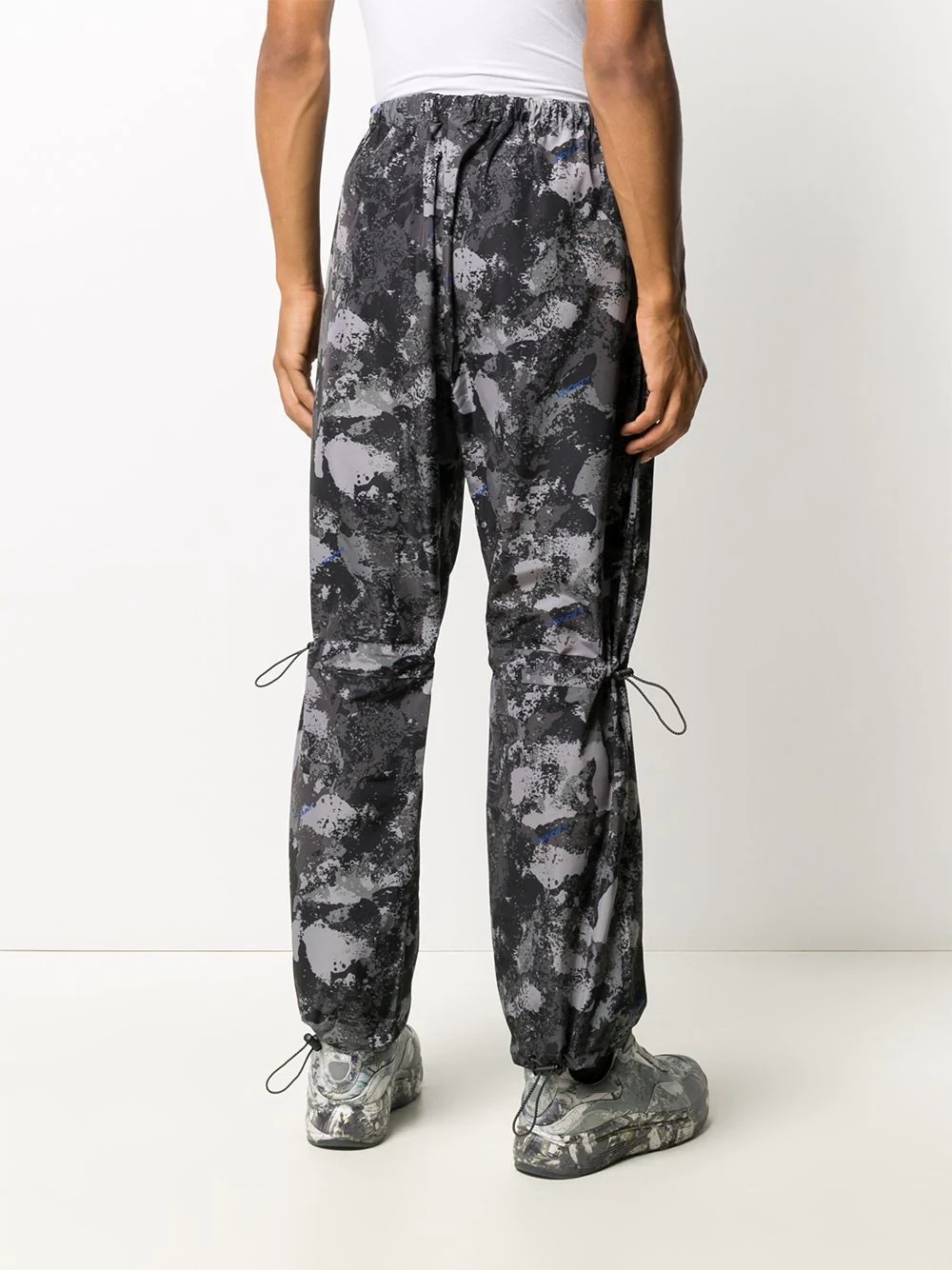 high-rise camouflage-print track pants - 4