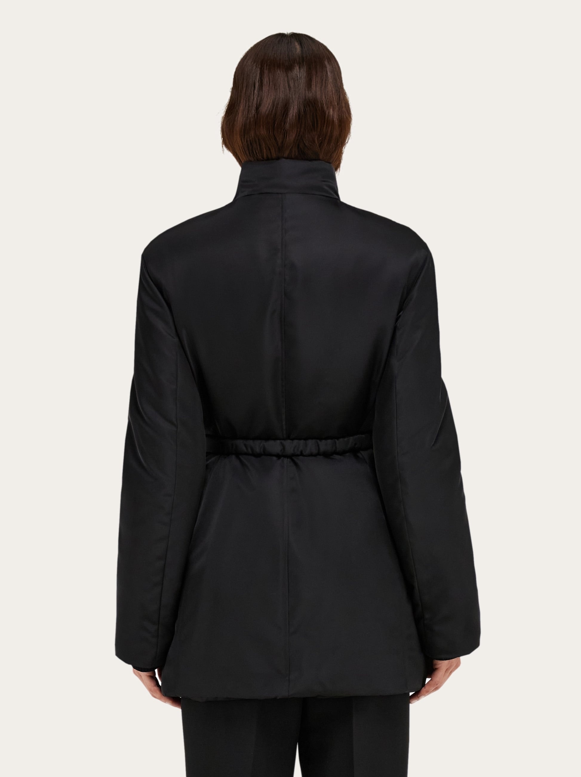 Mid length padded jacket with Hug belt - 4