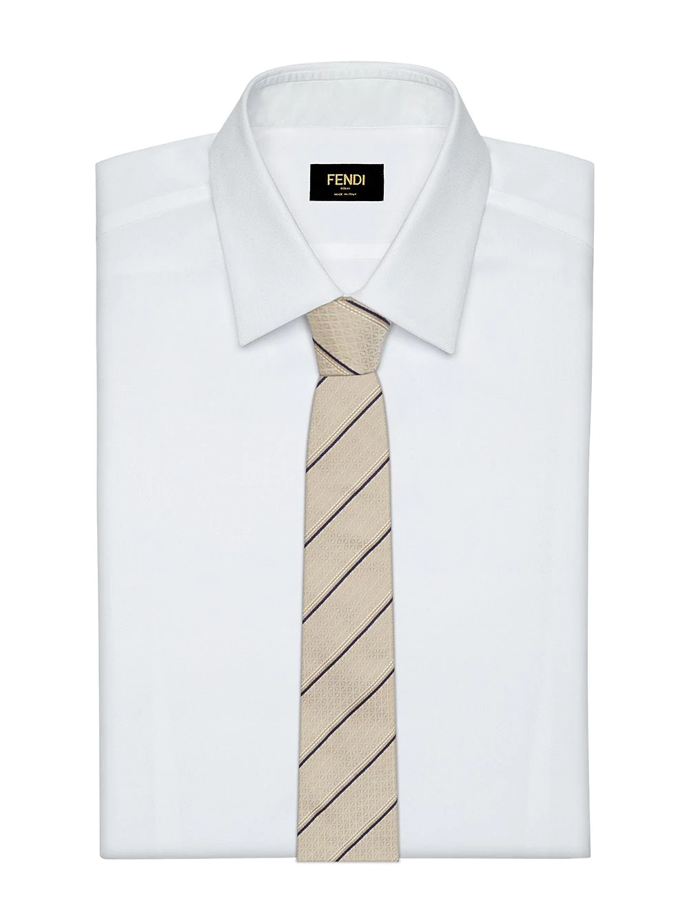 diagonal striped tie - 3