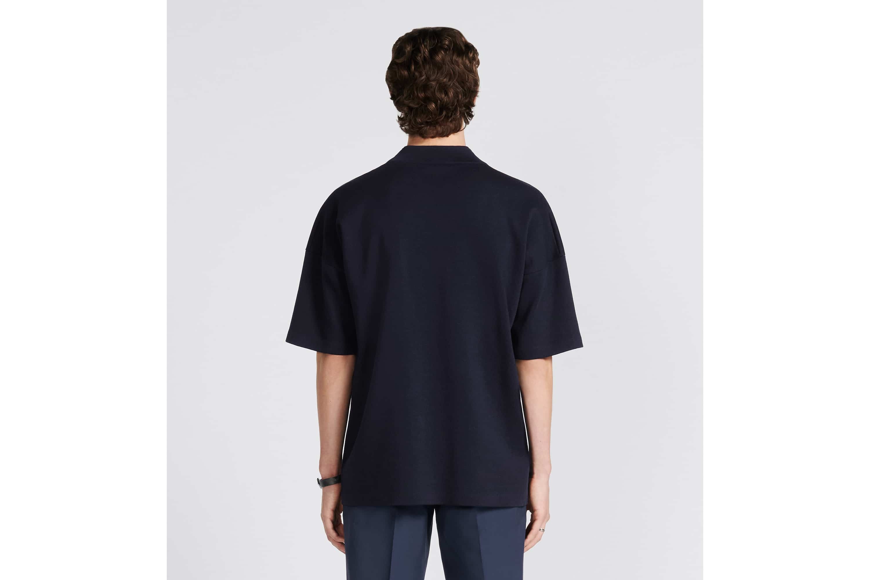 CD Diamond Oversized Short-Sleeved Sweater - 6