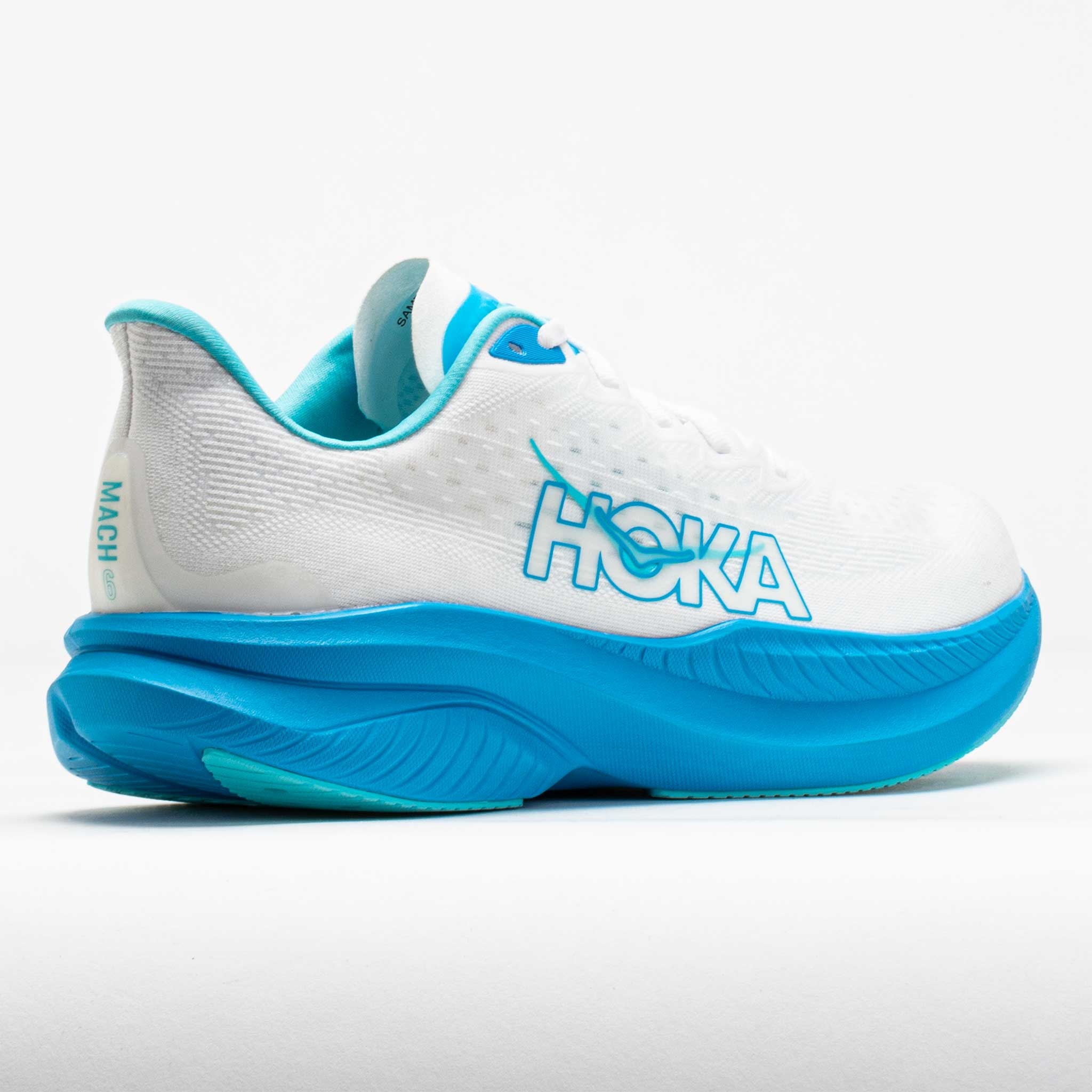 HOKA Mach 6 Men's White/Skyward Blue - 6