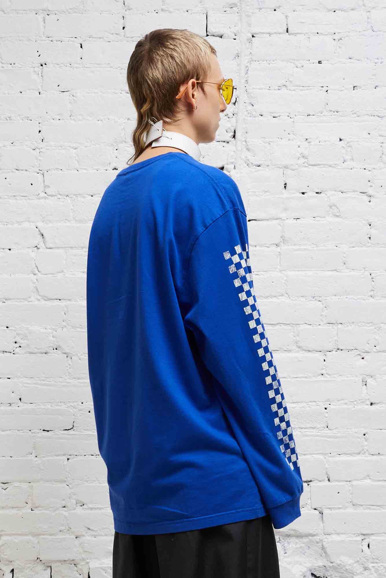 SKATE LONG SLEEVE T - BLUE - 5