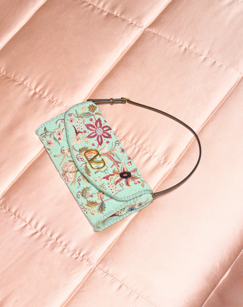 VALENTINO GARAVANI DEVAIN EMBROIDERED SMALL SHOULDER BAG 9