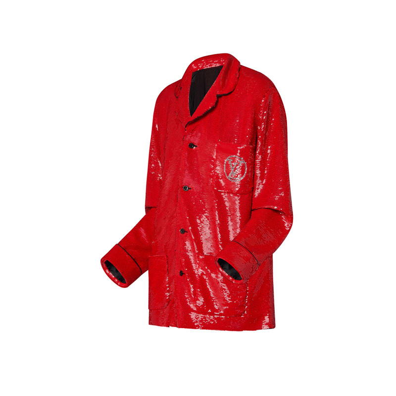 Louis Vuitton Sequin Pajama Shirt outlook