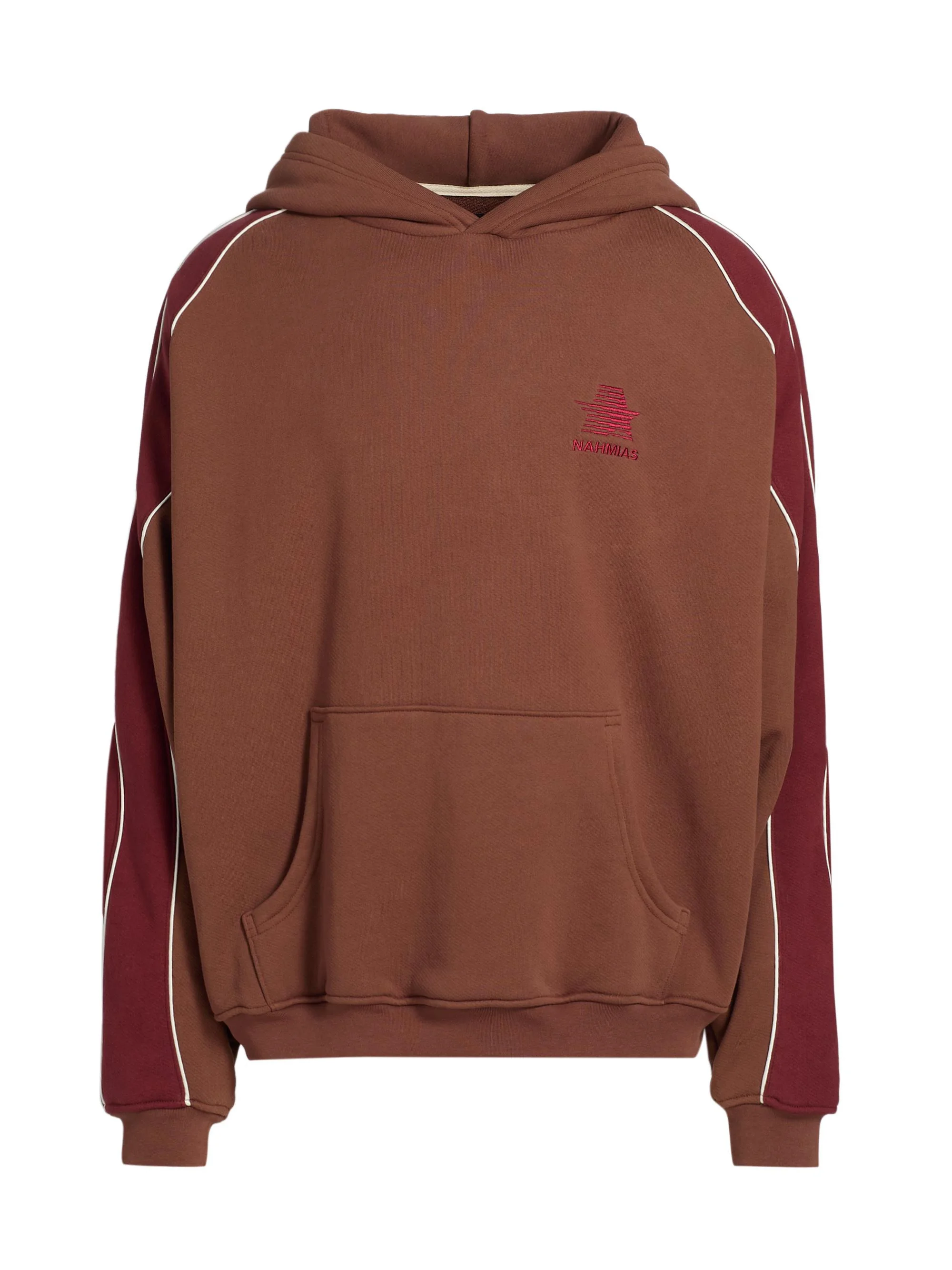 Men's Ollie Knit Hoodie - Vintage Burgundy Fleece - 1