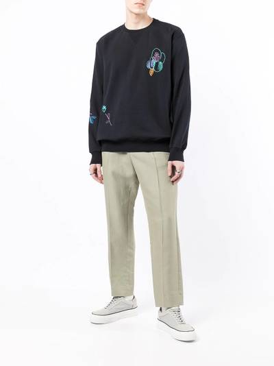 Paul Smith embroidered cotton sweatshirt outlook