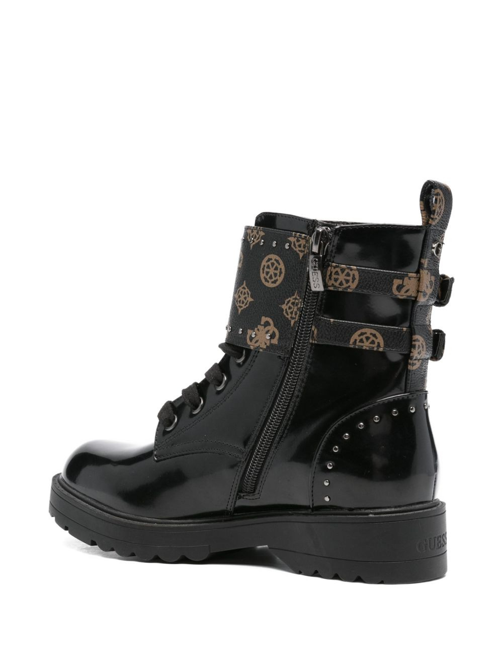 studded-detail biker boots - 3