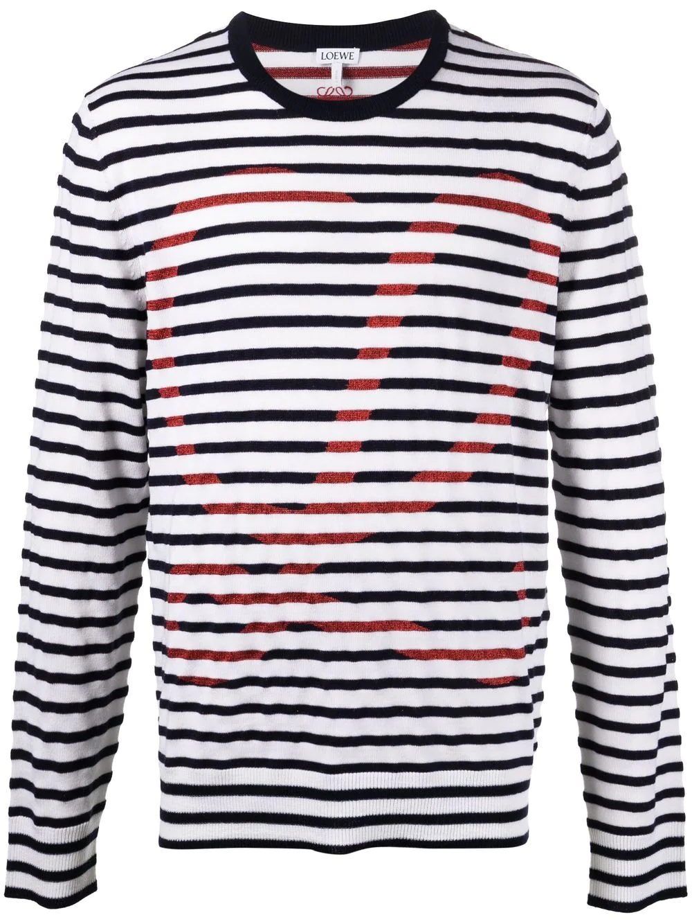 striped long-sleeve T-shirt - 1