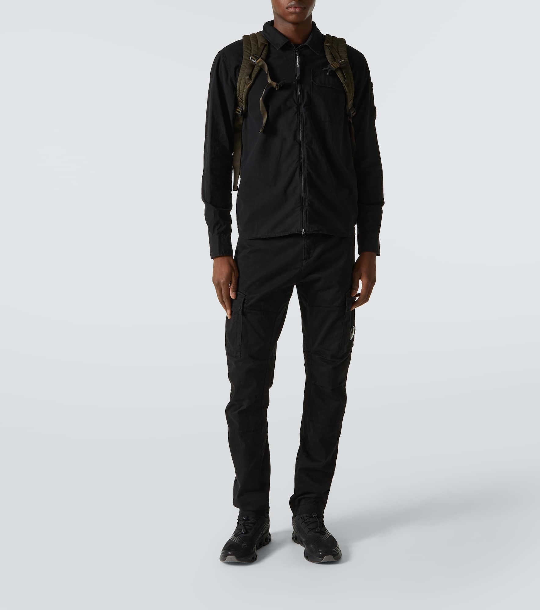 Cotton sateen cargo pants - 2