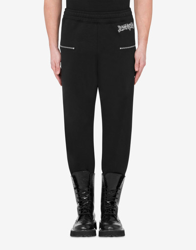 Moschino NEW WAVE LOGO FLEECE JOGGERS outlook