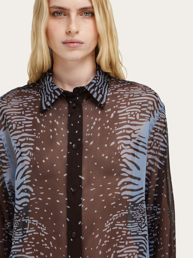 Silk georgette shirt 4