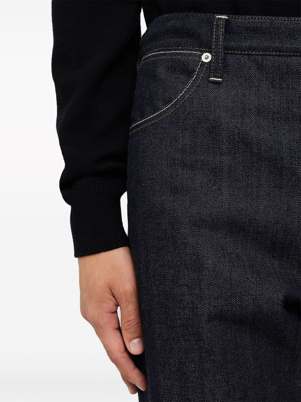 straight-cut jeans - 3
