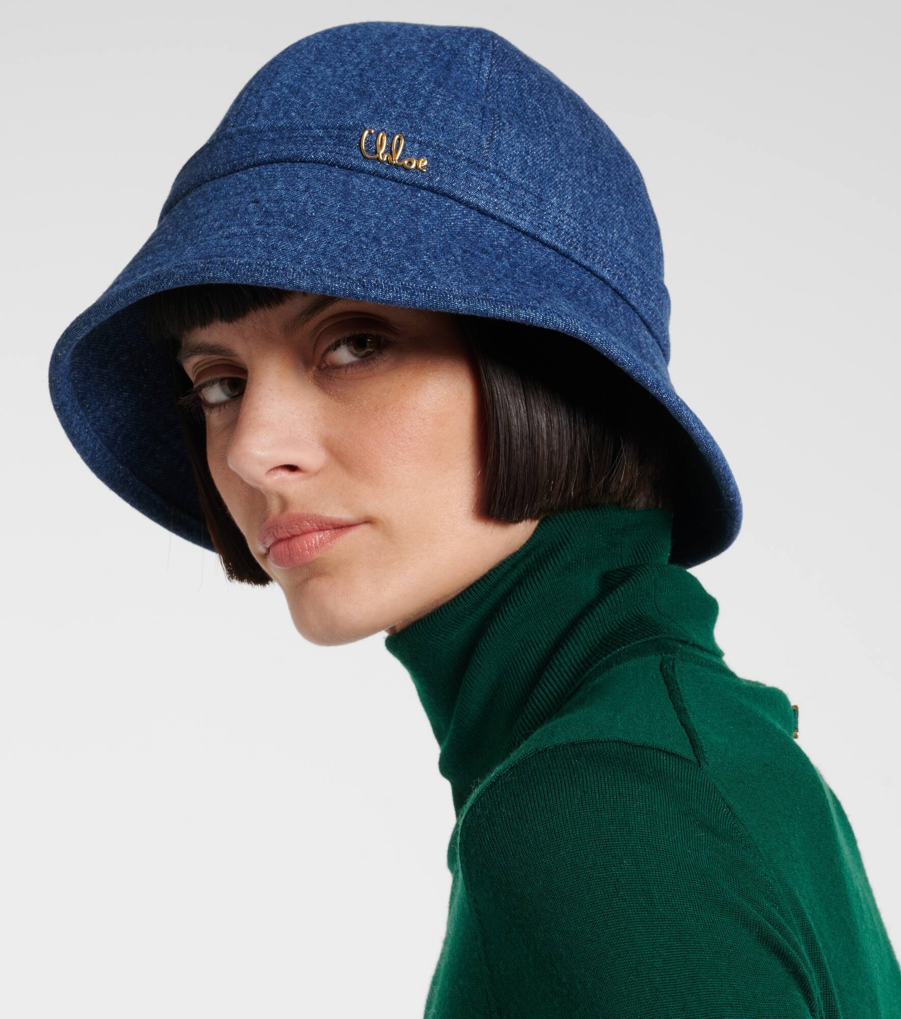 Chloé Iconic denim bucket hat - 5