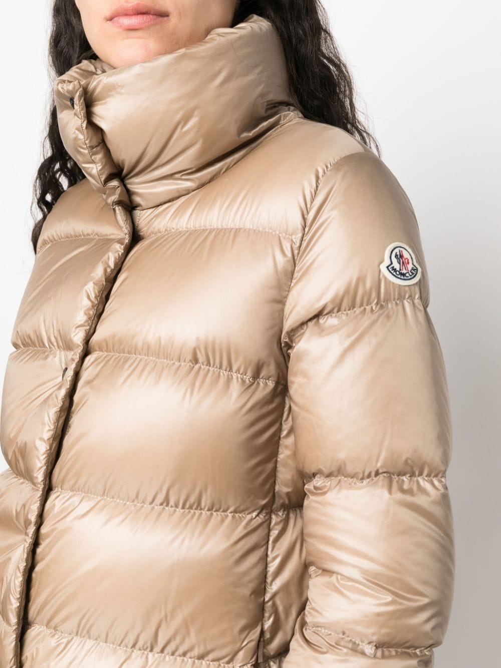 funnel-neck padded puffer jacket - 5