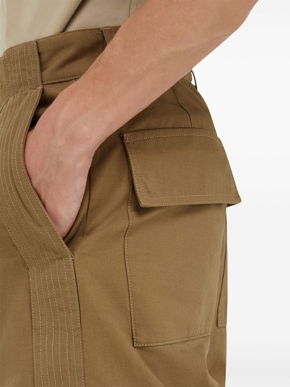 canvas cargo pants - 6